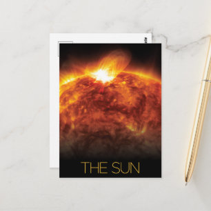 Weltraum, Galaxie, Sonnensystem, Sterne, die Sonne Postkarte