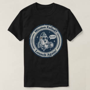 Weltraum- & Gaming-Beständigkeit "Blast Off?" Rake T-Shirt