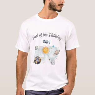 Weltraum Geburtstag Galaxy Sun Moon Sterne Planete T-Shirt