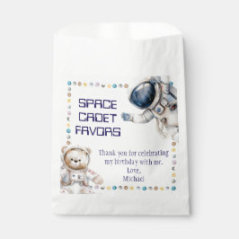 Weltraum-Geburtstagsparty begünstigen Flaggen Geschenktütchen