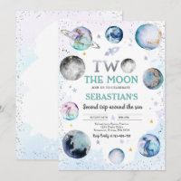 Weltraum Geburtstagsparty Two The Moon Boy 2. Gebu