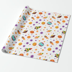 Weltraum Geschenkpapier