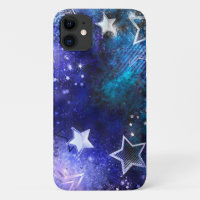 Weltraum-Hintergrund mit Sternen