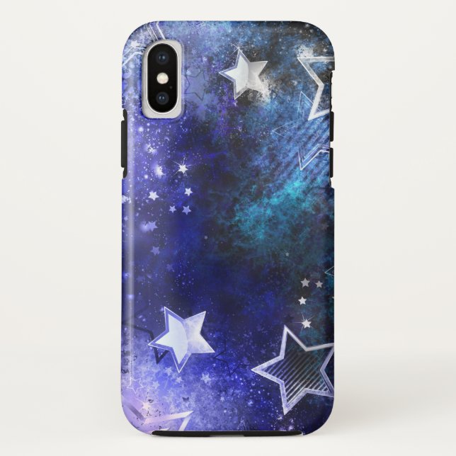 Weltraum-Hintergrund mit Sternen Case-Mate iPhone Hülle (Rückseite)