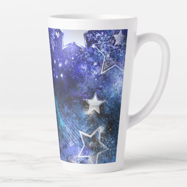 Weltraum-Hintergrund mit Sternen Milchtasse (Rechts)