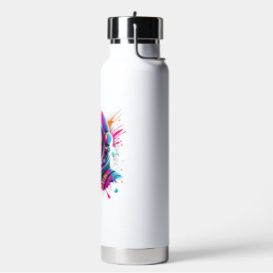 Weltraum-Hundefan-Design Trinkflasche