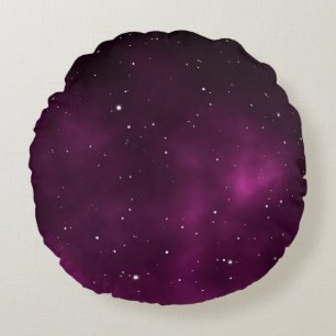Weltraum-Illustration Astronomie Grafikdesign Rundes Kissen