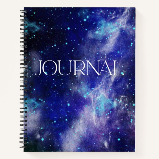 Weltraum Journal Notizbuch (Vorderseite)