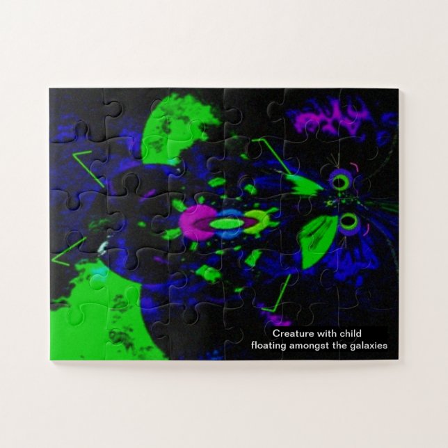 "Weltraum" Kinderpuzzle (Horizontal)
