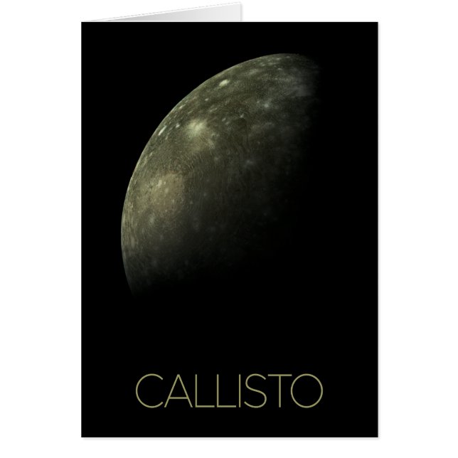 Weltraum, Kosmos, Sonnensystem, Mond Callisto (Vorne)