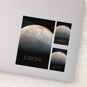 Weltraum, Kosmos, Sonnensystem, Mond Europa Aufkleber