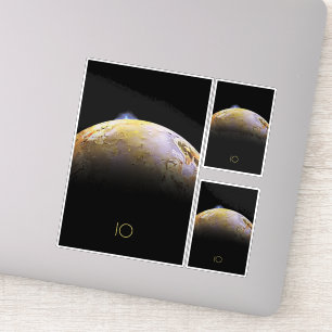 Weltraum, Kosmos, Sonnensystem, Mond-IO Aufkleber