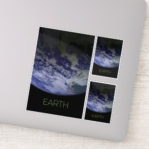Weltraum, Kosmos, Sonnensystem, Planet Erde Aufkleber