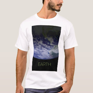 Weltraum, Kosmos, Sonnensystem, Planet Erde T-Shirt