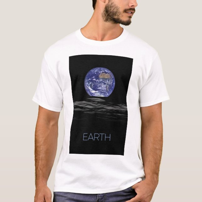 Weltraum, Kosmos, Sonnensystem, Planet Erde T-Shirt (Vorderseite)
