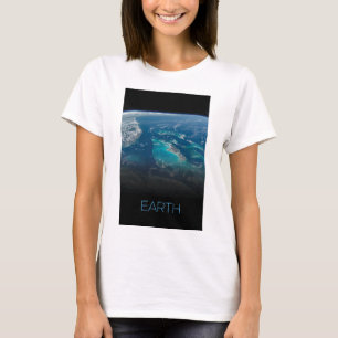 Weltraum, Kosmos, Sonnensystem, Planet Erde T-Shirt