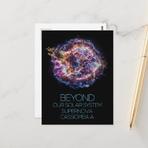 Weltraum, Kosmos, Supernova Cassiopeia A Postkarte