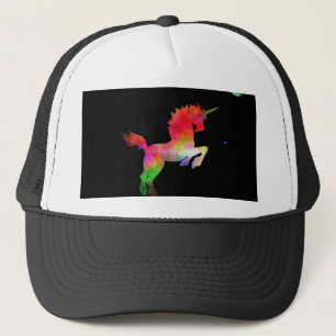 Weltraum-Multi-hued Einhorn Truckerkappe