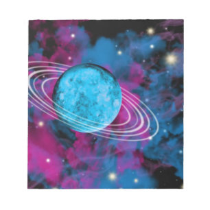 Weltraum Notizblock