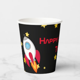 Weltraum-Party Personalisiert Pappbecher