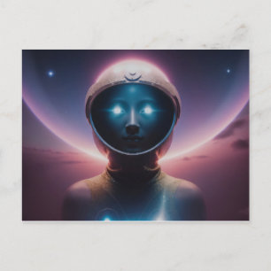 Weltraum Postkarte