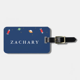 Weltraum scherzt Gepäckanhänger