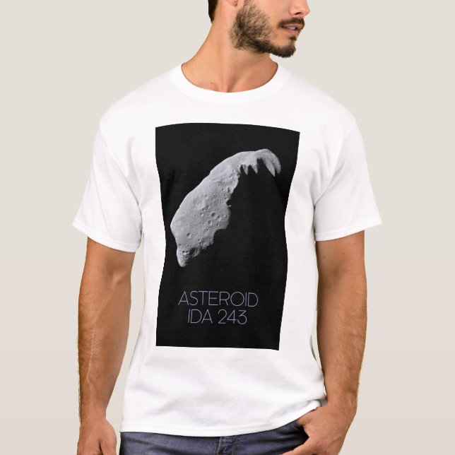Weltraum, Sonnensystem, Asteroidengürtel, IDA 243 T-Shirt (Vorderseite)