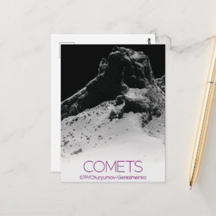 Weltraum, Sonnensystem, Kosmos, Kometen, 67P Postkarte