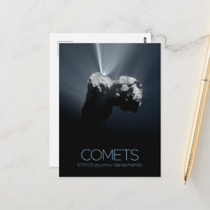 Weltraum, Sonnensystem, Kosmos, Kometen, 67P Postkarte