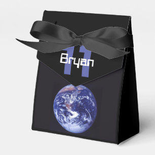 Weltraum-Sonnensystem personalisierte Gefallen-Box Geschenkschachtel