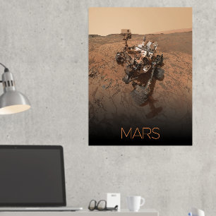 Weltraum, Sonnensystem, Planet-Mars, Neugier Foliendrucke