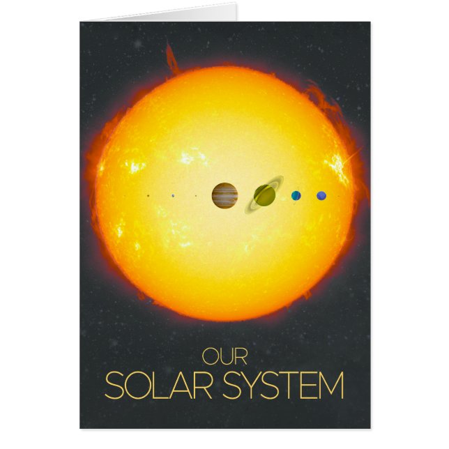 Weltraum, Sonnensystem, Sonne und Planeten (Vorne)