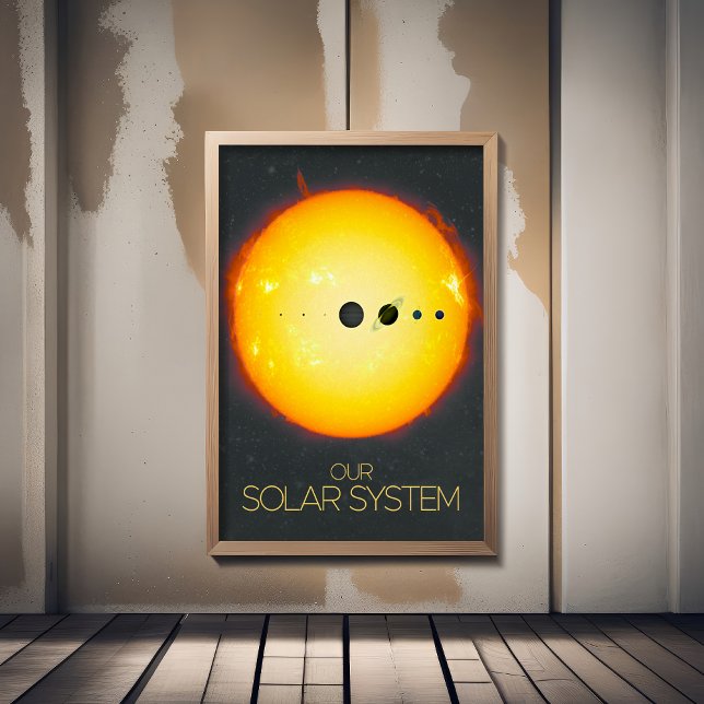 Weltraum, Sonnensystem, Sonne und Planeten Fotodruck (Von Creator hochgeladen)