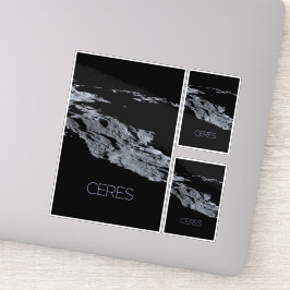 Weltraum, Sonnensystem, Zwergplanet Ceres Aufkleber