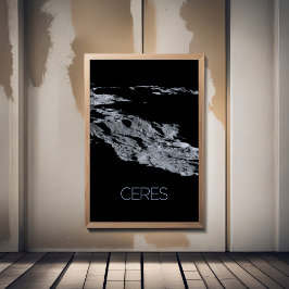 Weltraum, Sonnensystem, Zwergplanet Ceres Poster