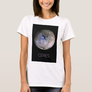 Weltraum, Sonnensystem, Zwergplanet Ceres T-Shirt
