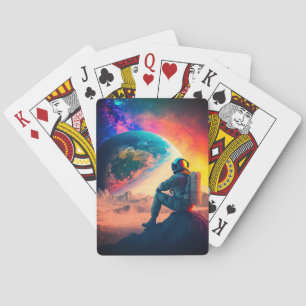 Weltraum Spielkarten