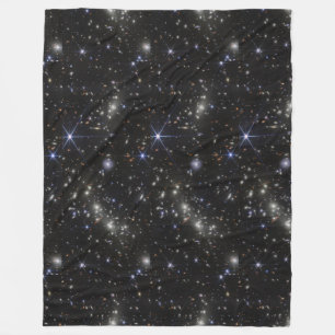 Weltraum Sterne Galaxien Sonnensystem Fleecedecke