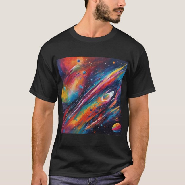 Weltraum T-Shirt (Vorderseite)