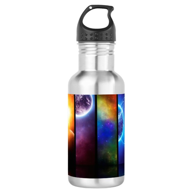 Weltraum Trinkflasche (Vorderseite)