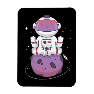 Weltraum Yoga Magnet