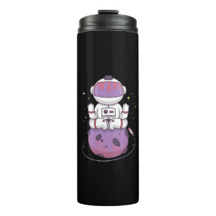 Weltraum Yoga Thermosbecher
