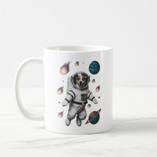 Weltraumabenteuer mit einem Hunde-Astronauten Kaffeetasse
