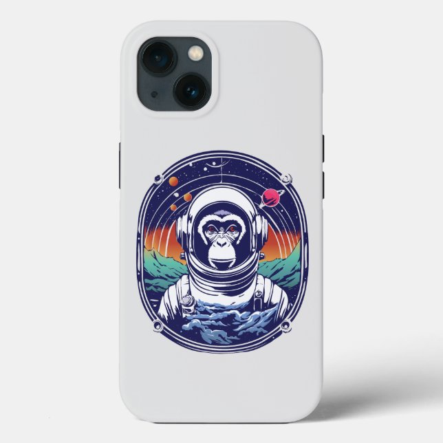 Weltraumaffe Astronaut Case-Mate iPhone Hülle (Rückseite)
