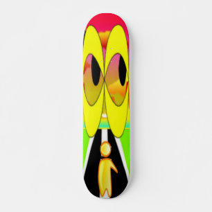 Weltraumansicht Skateboard