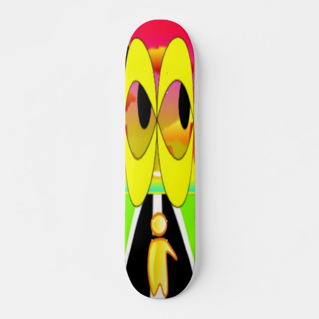 Weltraumansicht Skateboard (Vorne)