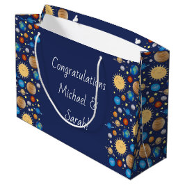 WeltraumBaby-Dusche Galaxy Universe Stars Große Geschenktüte