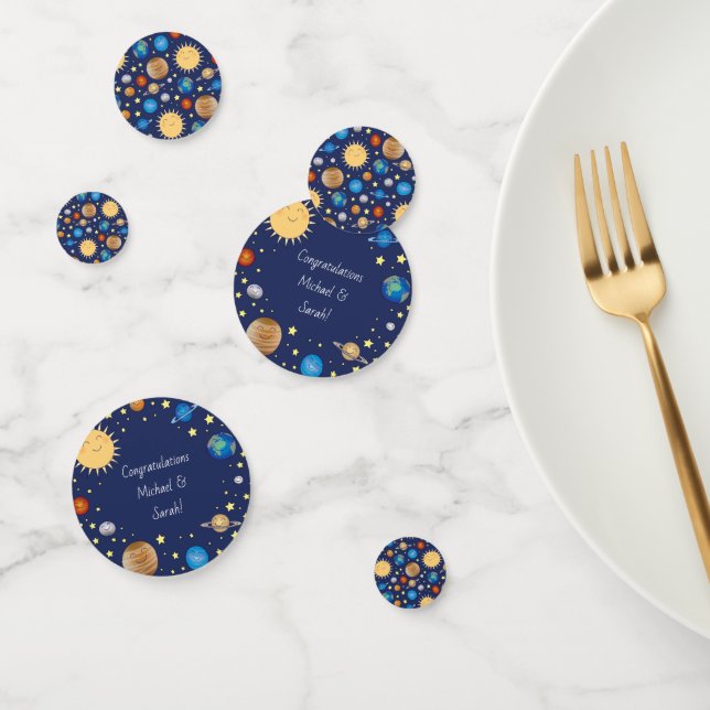 WeltraumBaby-Dusche Galaxy Universe Stars Konfetti (Gruppe)