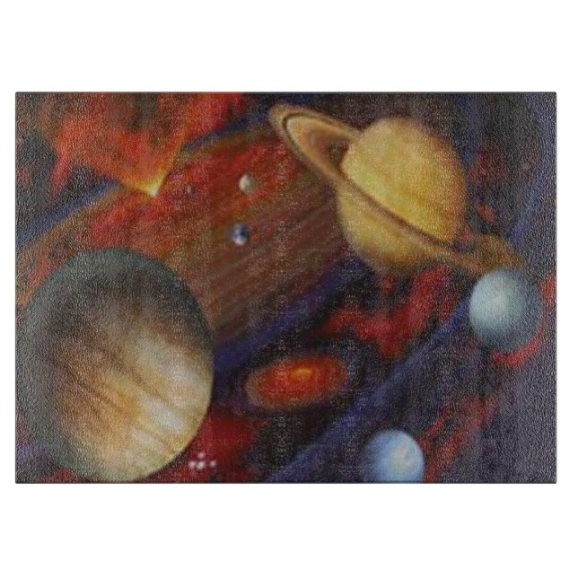 Weltraumbahnhof Schneidebrett (Vorderseite)