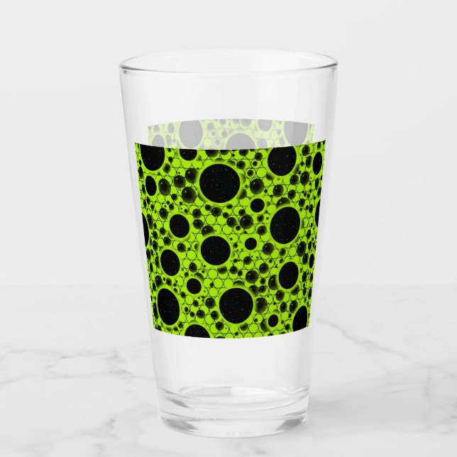 Weltraumblöcke - Limon Glas (Vorderseite)